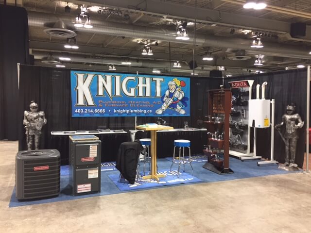 The Knight booth at the Calgary Home Show 2017