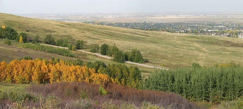 Nose Hill Park in Beddington Heights, Calgary, Alberta