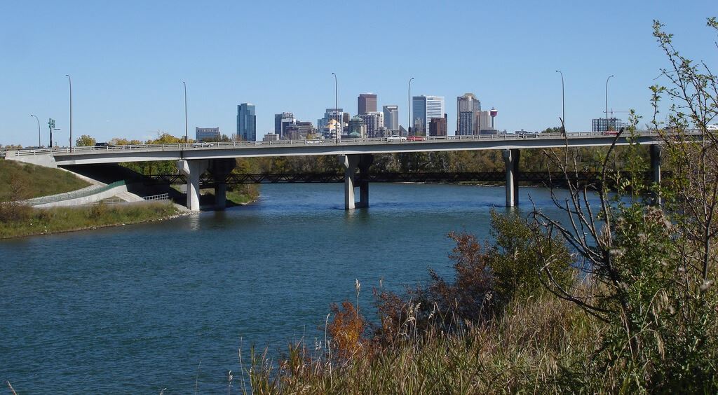 Bow River Pathway Crowchild Trail Bridge