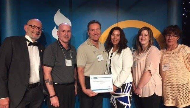 A picture of the BBB 25 Years Award Presentation